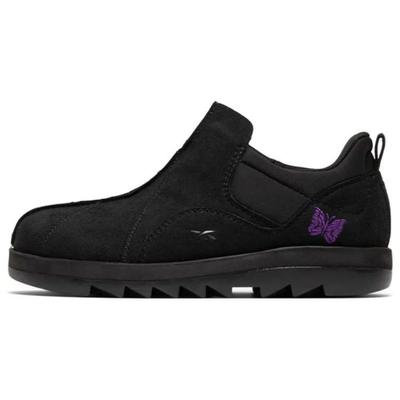 Needles x Beatnik Черные Унисекс Кроссовки Основной Черный Экстремальный Фиолетовый HP6838