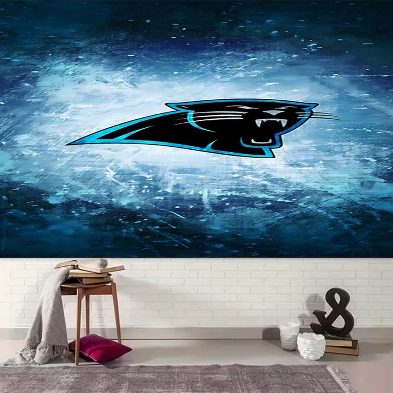 1pc Carolina Panthers Tapestry, Living Room, Bedroom, Office, Party Decor, Ideal Festive Gift