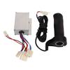 Controller and Throttle, Brush Motor Controller, 12V 250W Throttle Grip, Kit for Modification of Electric Bikes, Tricycles, Motorcycles