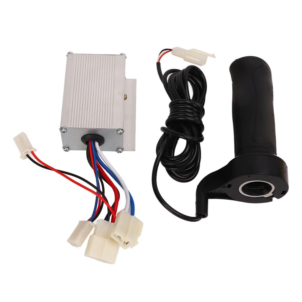 Controller and Throttle, Brush Motor Controller, 12V 250W Throttle Grip, Kit for Modification of Electric Bikes, Tricycles, Motorcycles