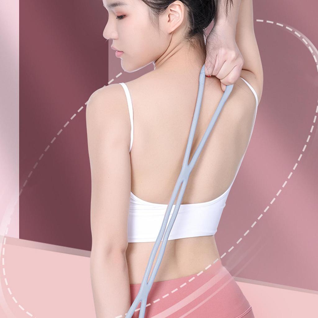 Эспандеры для упражнений на спину Эспандер-восьмерка для упражнений на спину Наращивание мышц Нескользящее оборудование Тяговый трос для тренажерного зала Пилатес