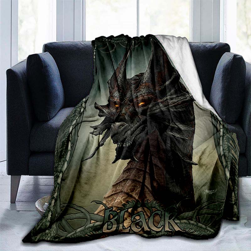 Пледы с тигром и драконом для дивана, дивана, походные одеяла, фланелевые одеяла с восточным драконом, покрывало для детей и взрослых