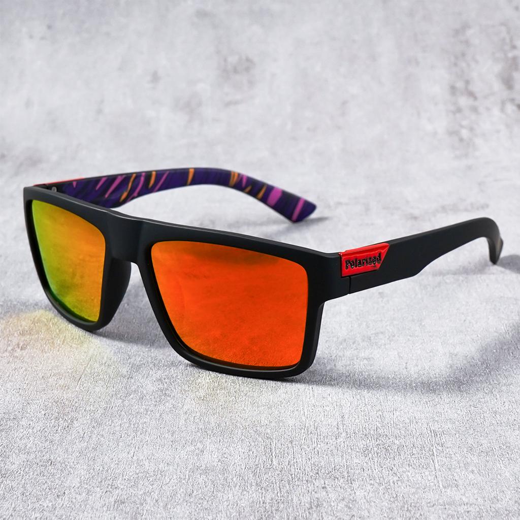 Classic Sunglasses For Men And Women Fashionable Square Retro Unisex Colorful Lens Glasses