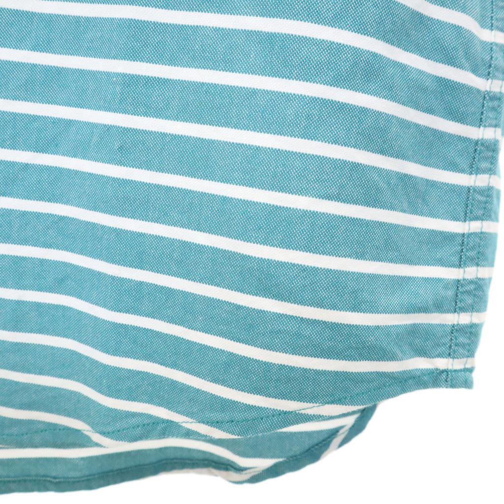 Mr.GENTLEMAN сделано в Японии Поло с коротким рукавом с полосатым узором M Телесный Мужское Б/У