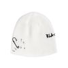 BLACKBLOND Шапка-бини с пирсингом и логотипом BBD Embroth (белый)