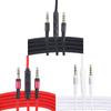 Volume control Gold-plated Plug With Mic Speaker Line Audio Cable Car Aux Cord Aux Cable Audio Wire