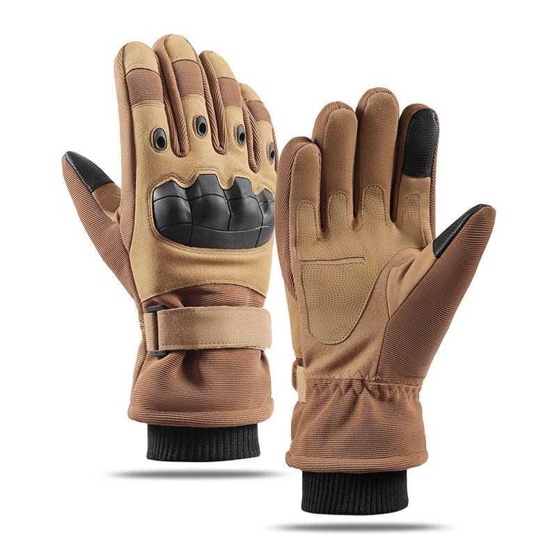 Men's Winter Tactical Fleece-Lined Non-Slip Gloves for Skiing and Motorcycling