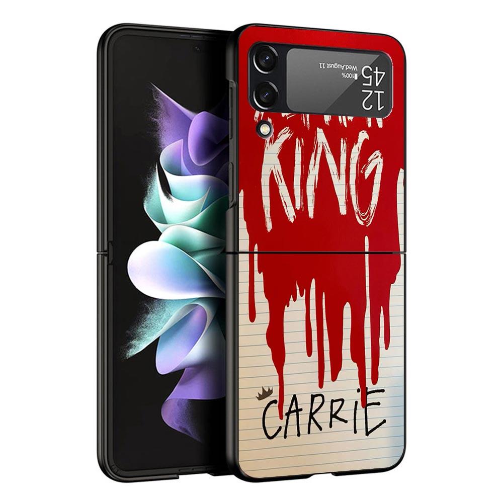 Stephen King The Dark Tower Black Phone Case For Samsung ZFlip7 ZFlip6 ZFlip5 ZFlip4 ZFlip3 5G Hard Protective Galaxy Z Flip 3 4