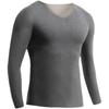 Men's & Boys' Seamless Thermal Top with Velvet Lining - Thickened Cold-Proof Base Layer for Autumn/Winter