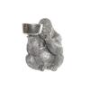 Decorative Figure DKD Home Decor Silver Resin Gorilla (32x26.5x36cm)