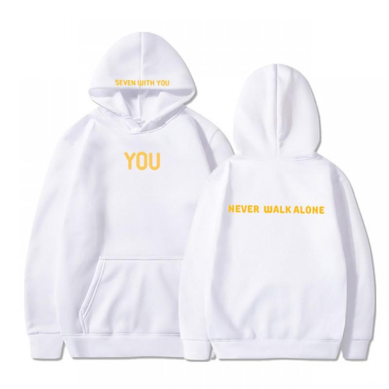 Kpop Jimin Hoodie Printed Sweatshirt Women Loose Fit