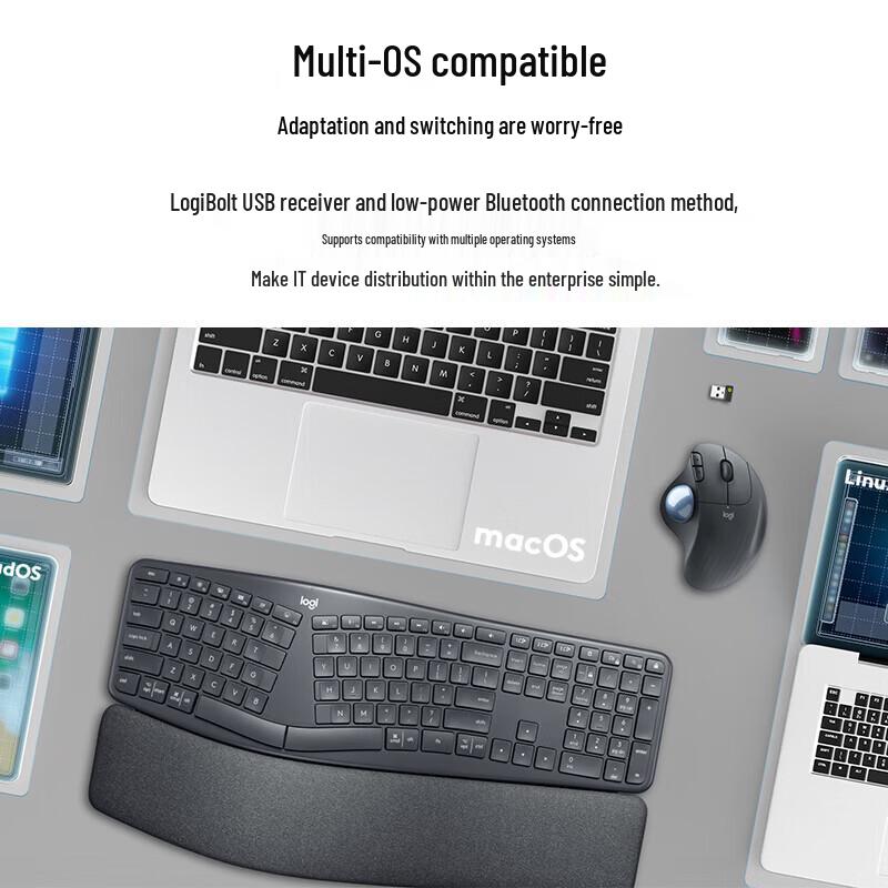 Logitech Ergo K860 Ergonomic Split Wireless Keyboard