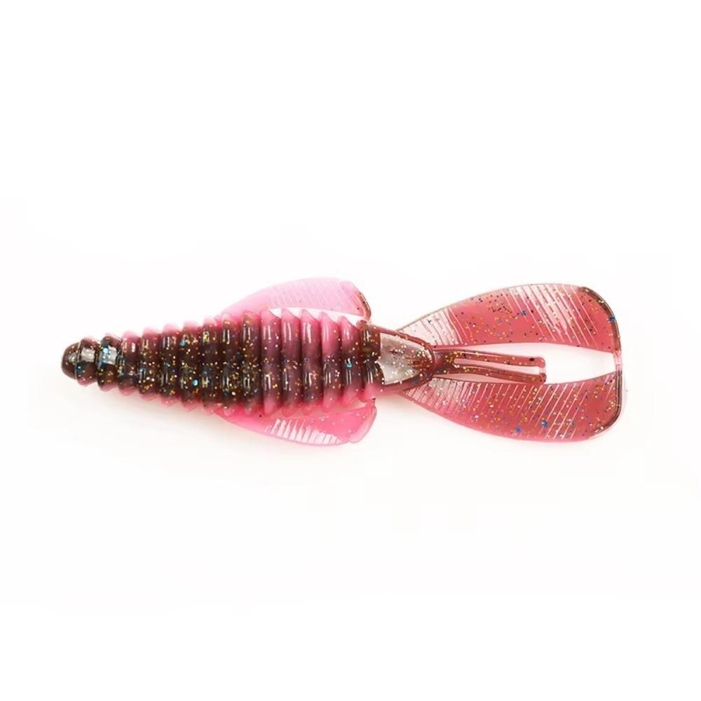 Silicone Soft Shrimp Lure 80mm Soft Lobster Worm Bait Fishing Bait Wobbler Freshwater Fishing
