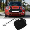 Front Bumper Tow Hook Eye Cap Cover 51117337796 for MINI Cooper S F55 F56 F57 2014-2018 Black Plastic Replacement Towing Flap