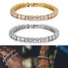 New Diamond Fashion Bracelet Inlaid Rhinestone Hip Hop Bracelet Link Chain