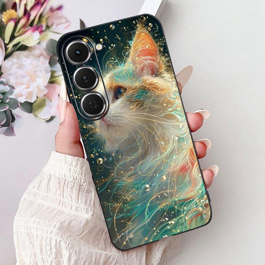 Чехол для Tecno Spark 40 Pro Plus Мультяшный Рисованный Ударопрочный Мягкий Силикон ТПУ Задняя Крышка для Tecno Spark40Pro 40Pro+ Funda
