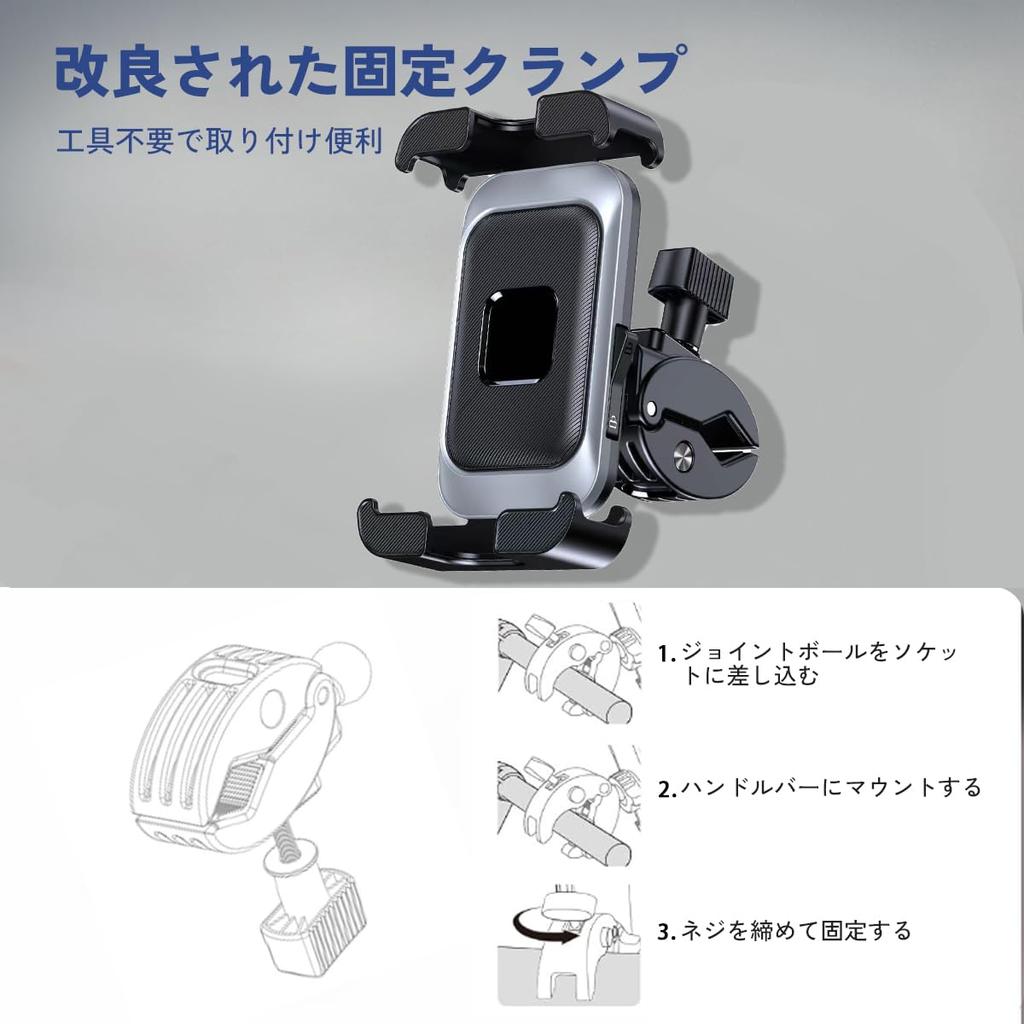 Bicycle Smartphone Holder with Dual Easy Drop for Road Bikes and Compatible with iPhone 16 16 Pro Pro and Android Phones Inches Lock, Attach/Detach,