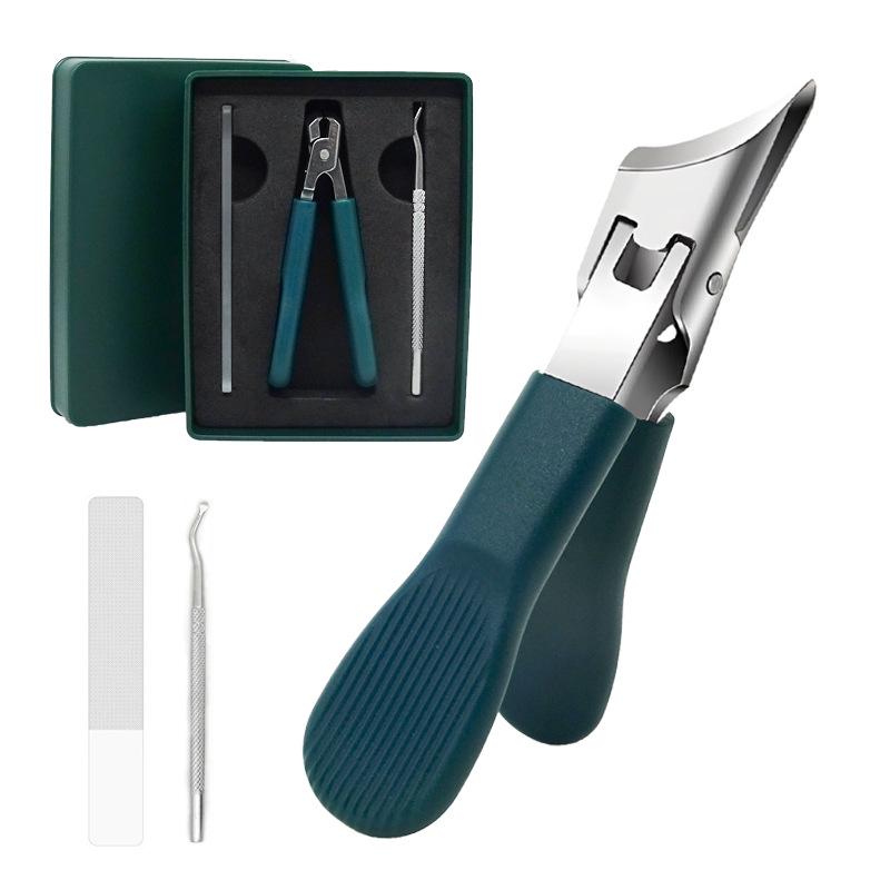 Премиальный набор кусачек для ногтей, устойчивый к смазыванию и брызгам, для мужчин и женщин