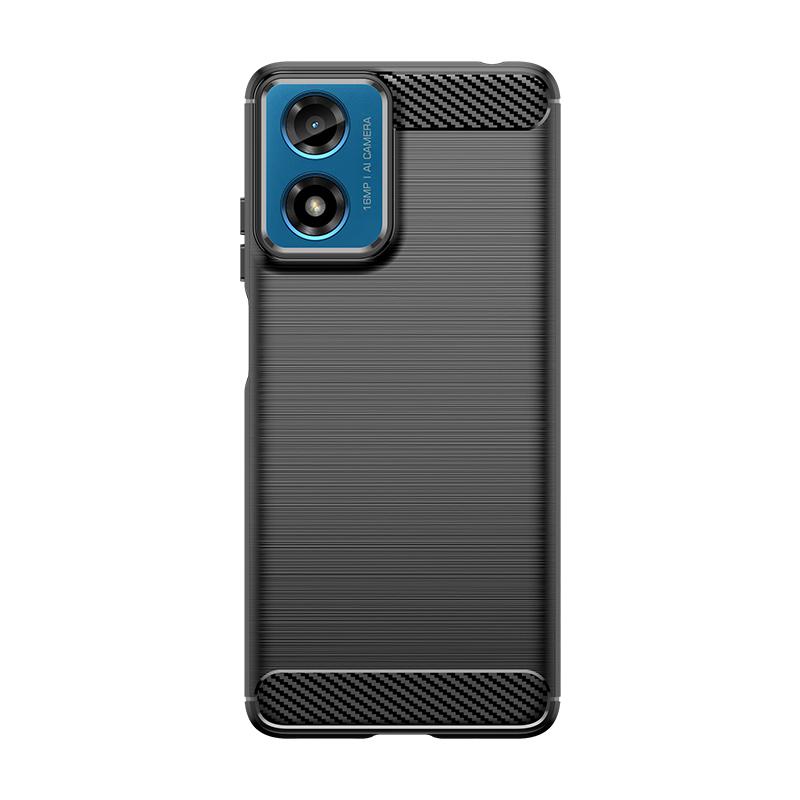 Для Чехол Motorola Moto G24 Чехол Moto G24 Coque Carbon Fibre Bumper Back Противоударный Мягкий Чехол TPU Moto G 24 G04 G34 G24 Fundas