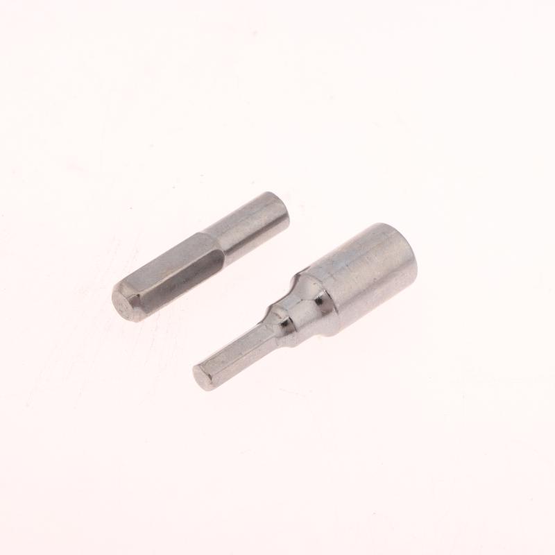 1/2Pcs 4MM To 6.3MM Hex Transducer Adapter Socket Magnetic Parts For Screwdriver Drill Bits Hand Tool