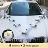 Свадебный Автомобильный Флот Декорация Цветочный Набор Свадебный Заместитель Основной Автомобиль Передний Праздничный Декор Свадебное Приветствие Расходные Материалы