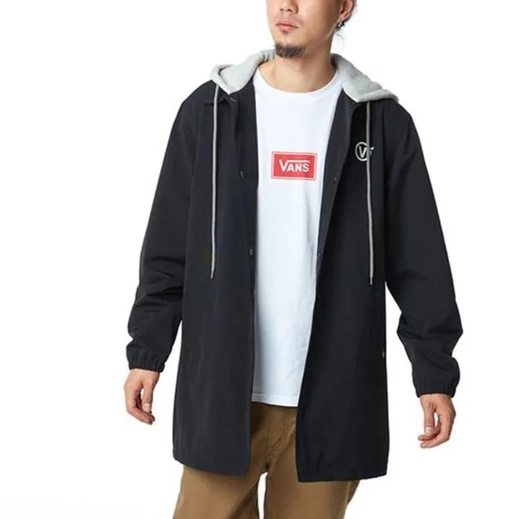 Vans Jackets Men's Hooded Non Detachable Moderate (Unisex) Jackets VN0A4BPABLK