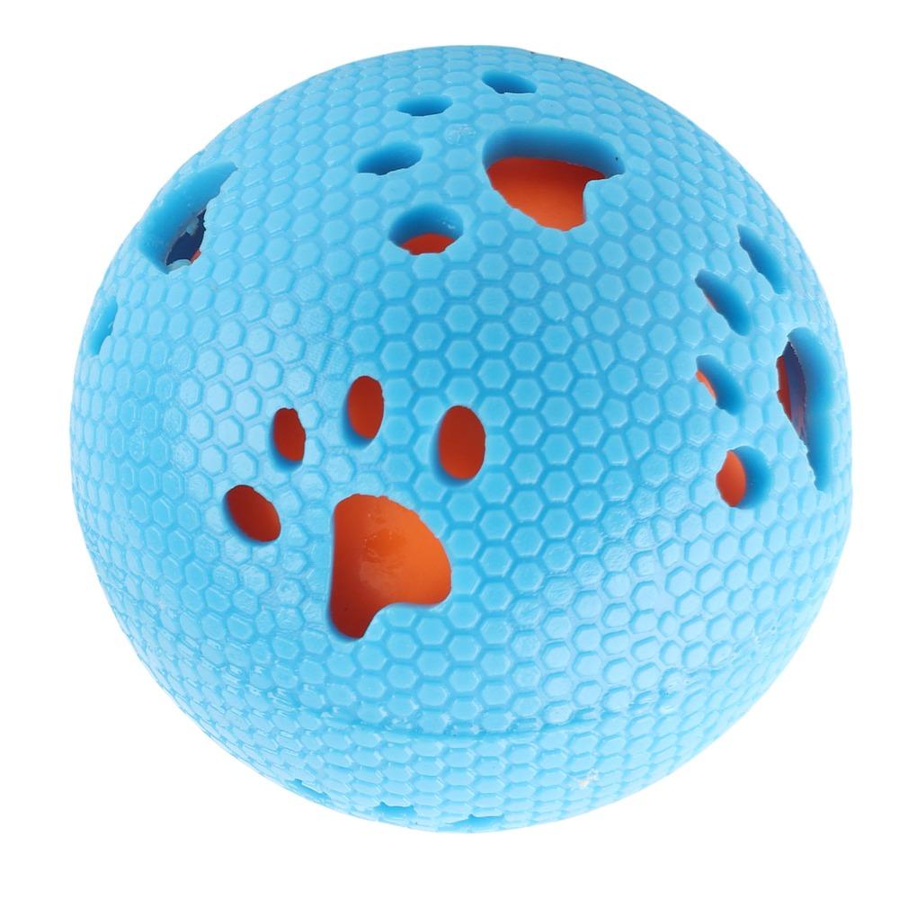 Washable Treat Dispensing Ball TPR Rubber Dog Molar Toy Safe Dog Chew Ball Interactive Play
