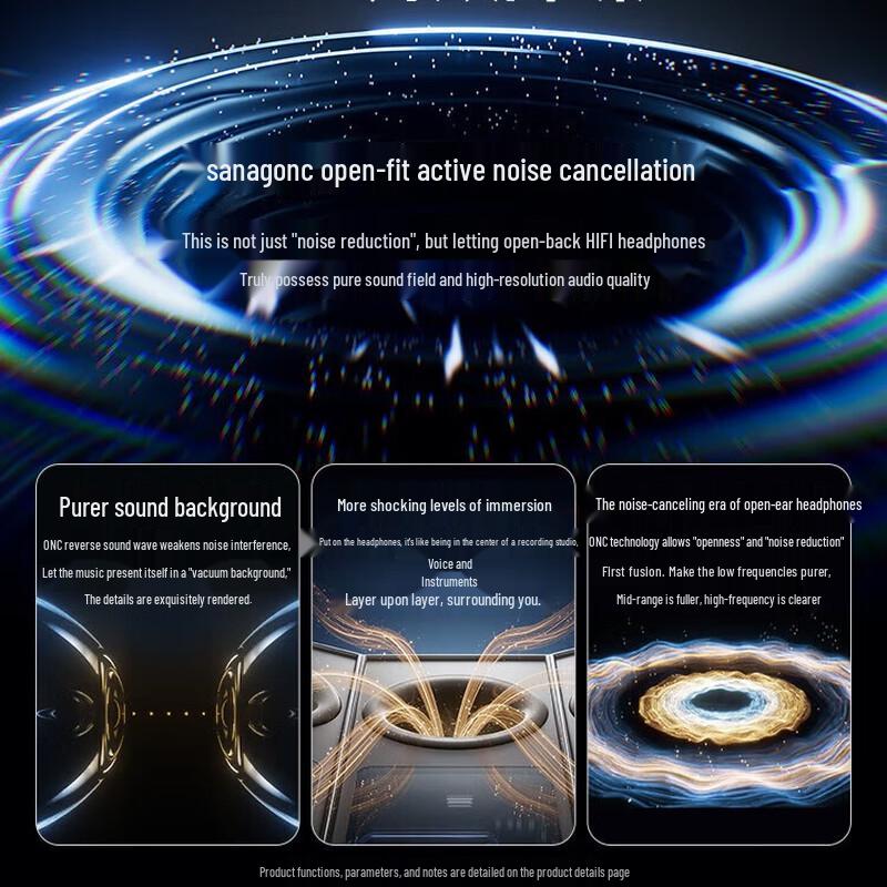 Saina G9S AI Ear-Hook Bluetooth Headset