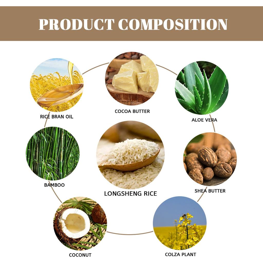 Оживляющий шампунь с овсом и рисом Против выпадения волос Шампунь с рисом Увлажняющий шампунь-карандаш Шампуни с рисом для роста волос