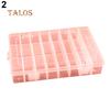 Detachable 24 Compartment Plastic Storage Box Container Jewelry Tool Case Fashion