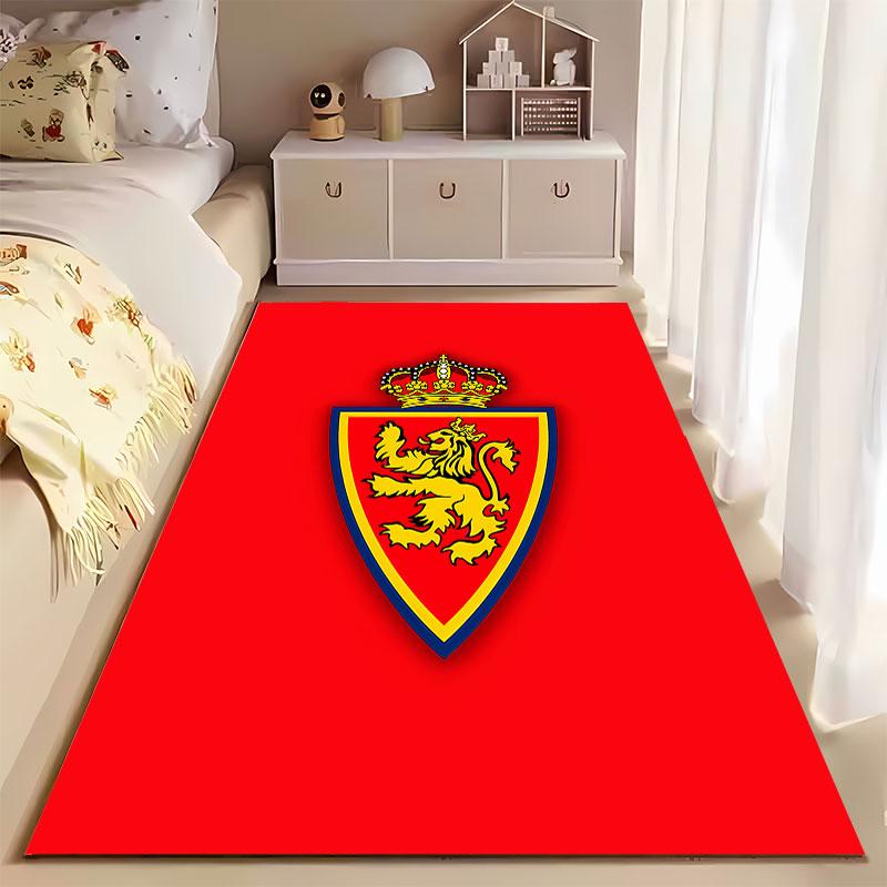 Red Royal Lion Shield Carpet suitable as a non-slip mat for the living room or bedroom sofa