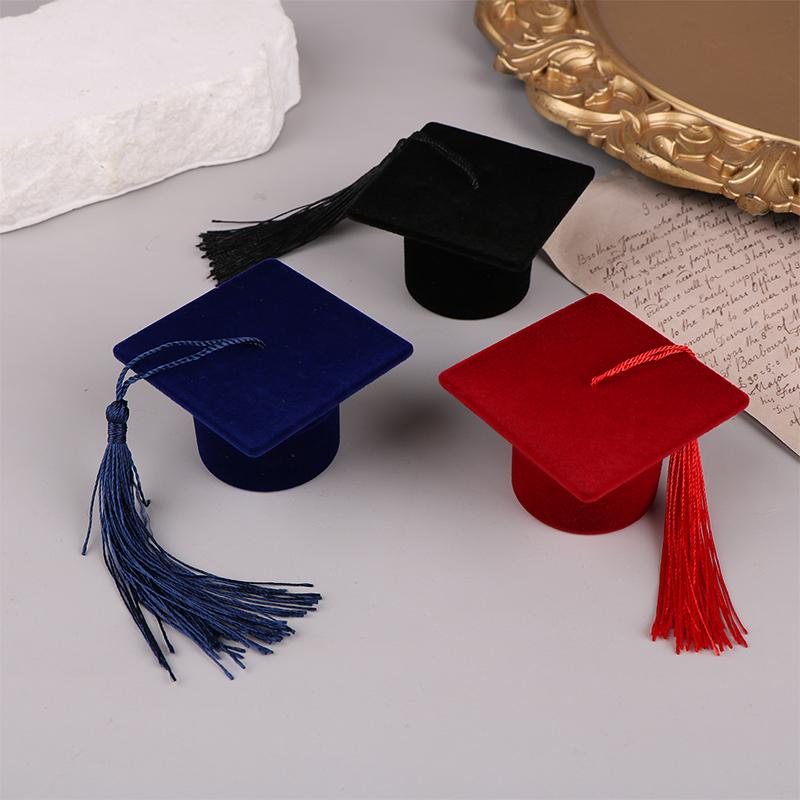 Креативная коробка для колец в форме докторской шляпы, серьги, хранение ювелирных изделий, свадебные, помолвочные, подарочные коробки на День святого Валентина