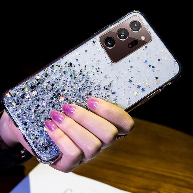 Блестящий чехол со звездами для Xiaomi Redmi Note 9S 8 Pro 7 6 8T 8A 7A K30 K20, мягкий силиконовый чехол из ТПУ для Xiaomi Mi 10 Pro CC9 9T 9 8 Lite SE, чехлы