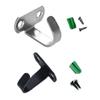 1/10 Pieces White Top Mounted Hooks Stainless Steel Hangings Solid Hooks Clothes Hooks Kitchen