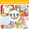 Многофункциональный stainless steel Basin Пищевой Салатница С Шкалой Прочная Кухонная Подарочная Миска Салатница И Овощерезка