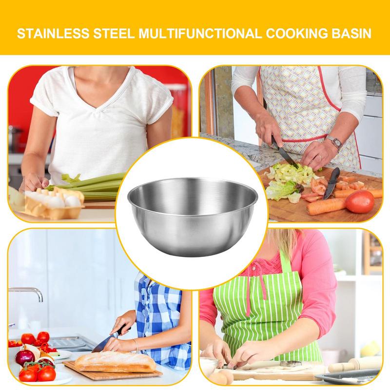 Многофункциональный stainless steel Basin Пищевой Салатница С Шкалой Прочная Кухонная Подарочная Миска Салатница И Овощерезка