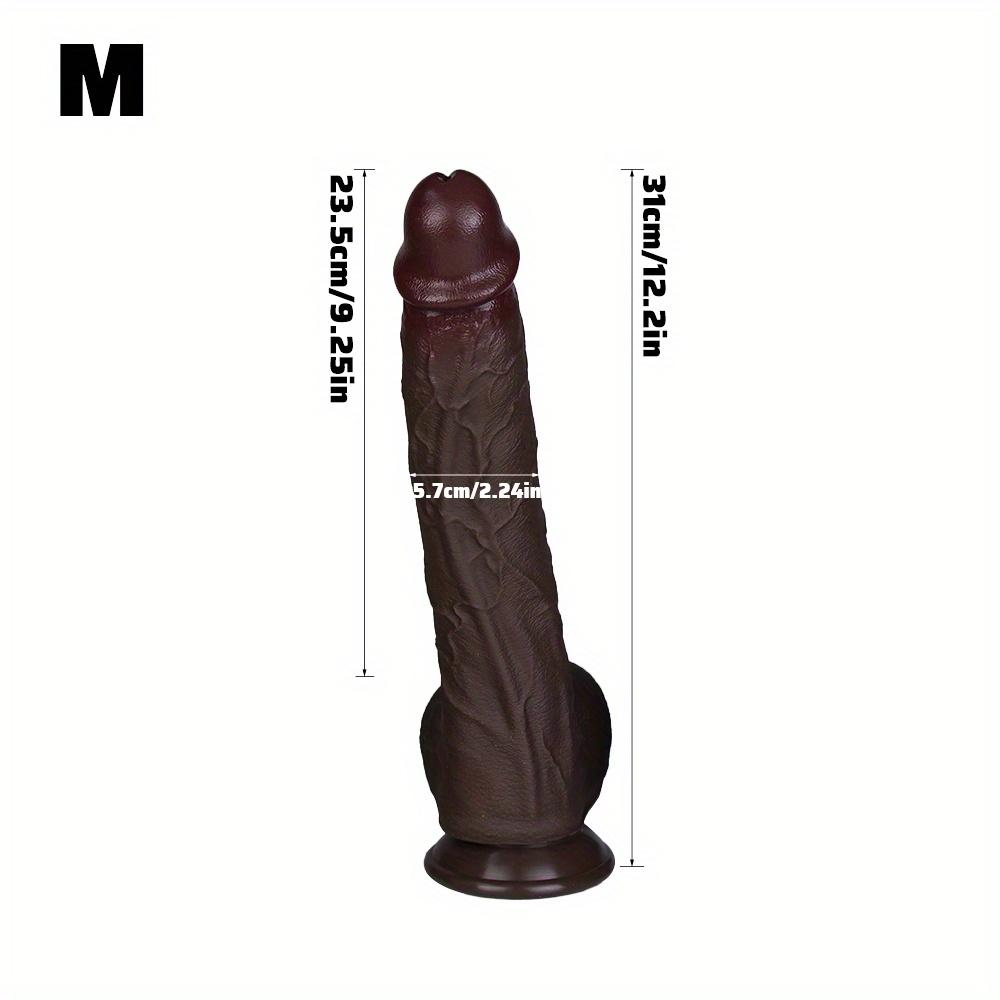 Очень большой реалистичный дилдо 14,17" – Сверхмягкий силиконовый пенис с сильной присоской для игры без рук, Реалистичная текстура, Игрушка для взрослых для женщин и пар