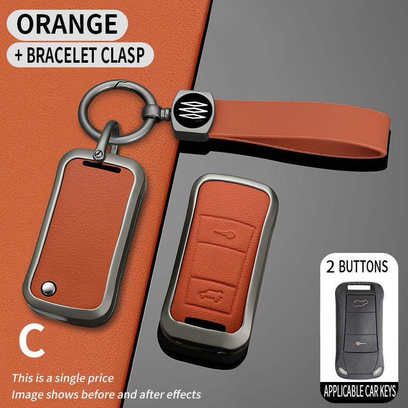 Совместимый комплект чехлов для ключей для складного пульта Porsche Cayenne 2006-2009 гг.