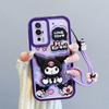 KEYSION Shockproof Case for Xiaomi POCO F5 Pro with Lanyard Soft Silicone Cute 3D Cartoon Doll Phone Back Cover for POCO F5