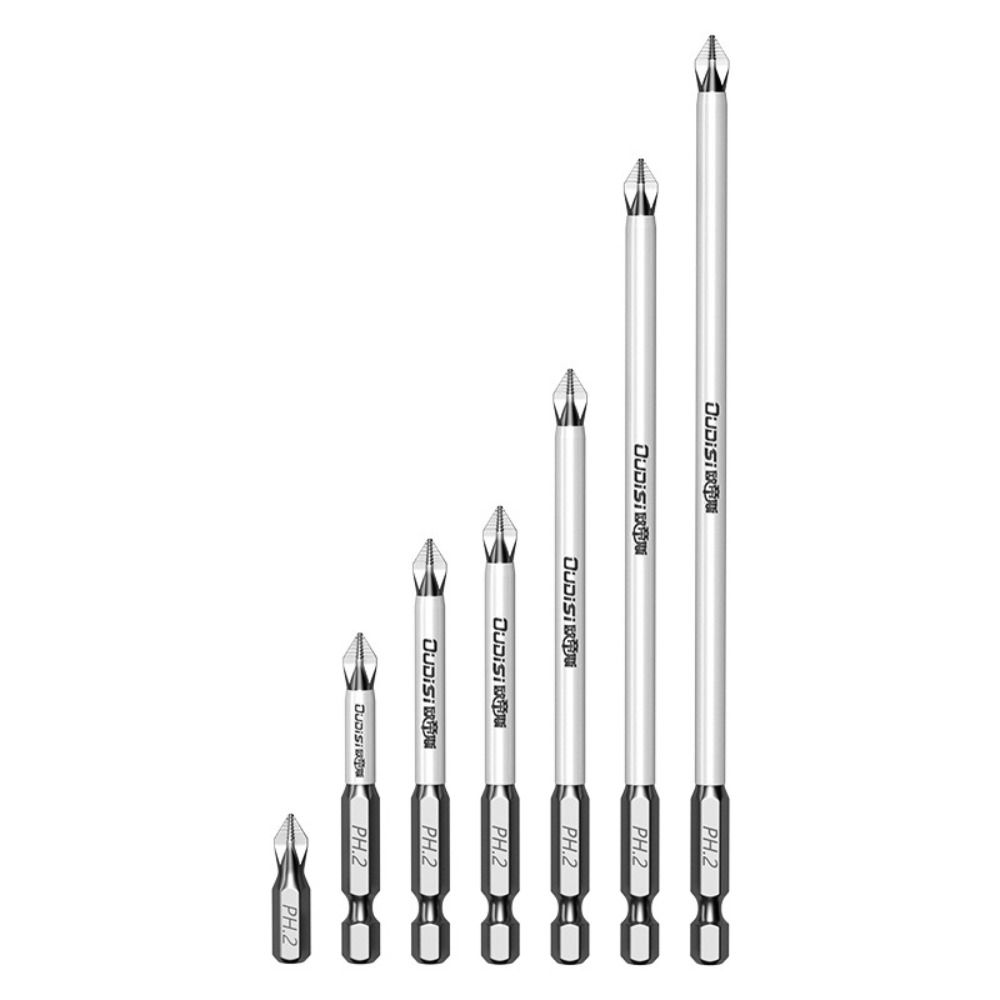 1/7pcs High Hardness Batch Head Anti Non-slip PH2 Screwdriver Bits Cross Bit  Power Hand Tools