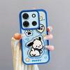 KEYSION Shockproof Case for TECNO Spark Go 2023 with Lanyard Silicone Cute 3D Cartoon Doll Phone Cover for TECNO Pop 7 Pro
