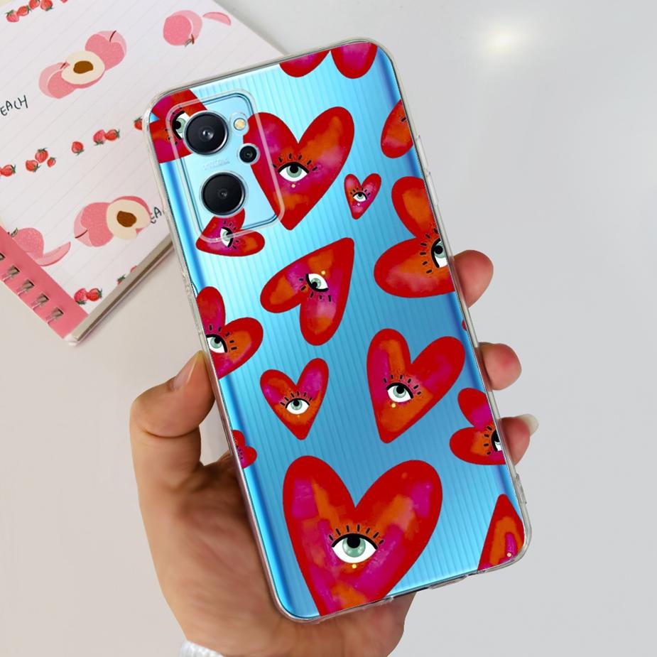 Чехол для Realme 9i RMX3491 Новый модный окрашенный чехол Прозрачный силиконовый мягкий ТПУ чехол для телефона Для Realme 9i 5G RMX3612 Realme9i Fundas