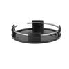 uxcell Universal Car Wheel Tire Center Hub Cap Cover 65mm Diameter 4pcs Clips 4pcs Black