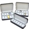 Dust-proof PU Leather Watch Box 6/10/12 Bit Watch Storage Box Zipper Watch Box  Men Women Use