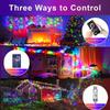 Светодиодные гирлянды RGB Ball, декоративная лампа, управление через Bluetooth APP, 10 м, рождественский фонарь с дистанционным управлением, освещение для вечеринок