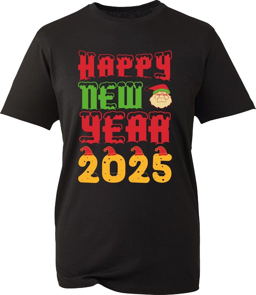 Happy New Year 2025 Christmas T Shirt Merry Christmas Unisex Tshirt Tee Top