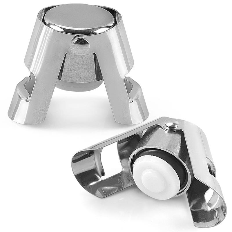 Пробка для винной бутылки Пробка для бутылки вина и пива Пробка из нержавеющей стали Пробка для шампанского Игристого вина Барные инструменты Герметизация Сохранение Крышка для бутылки