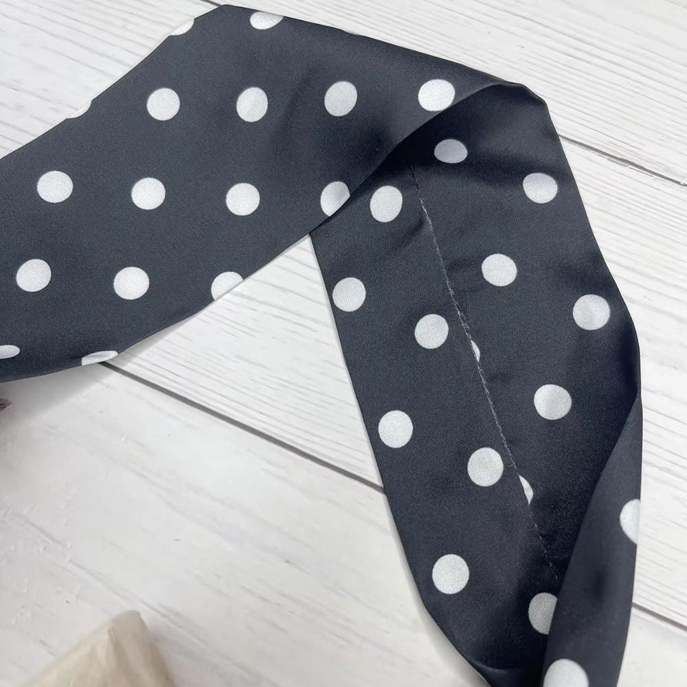 Polka Dot Hair Tie Elastic Workout Head Bands Retro Headband Hair Accessories