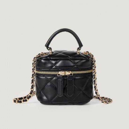 Женская сумка Новый стиль Маленький стиль Кроссбоди Сумка для помады Миниатюрная сумочка Стеганая вышивка Высококлассная Мини Маленькая сумка-тоут