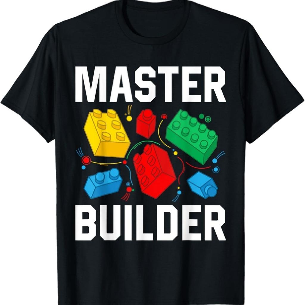 Master Builder Kids Building Blocks Brick Toy Master Builder T-Shirt